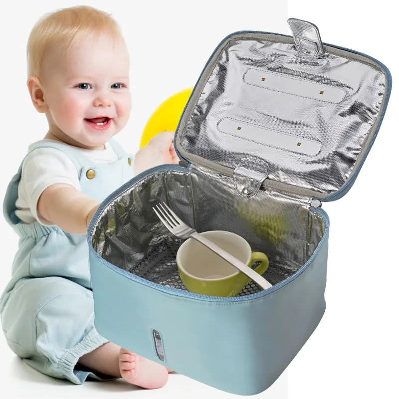 

Portable disinfection box machine bag baby pacifier bottle towel clothes underwear beauty hair salon cabinet uv light sterilizer, Blue,pink,or custom