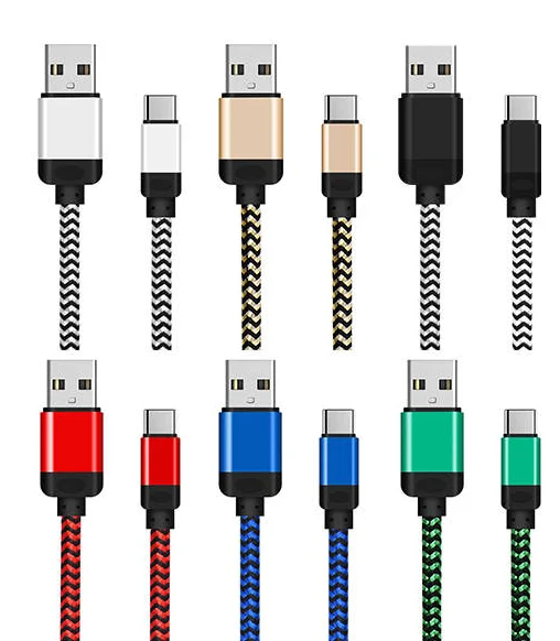

OEM Micro USB Cable Original Quality 1M 3Ft 2M 6FT 3M 10FT Sync Data Charger Charging Cord Wire For iPhone Type C