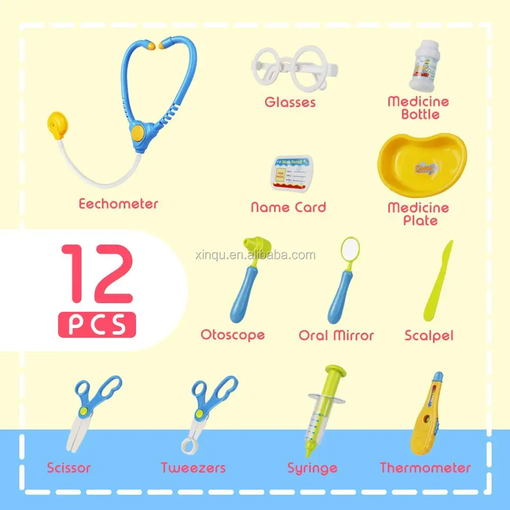 Doctors Kit Medical Kit Box Doctor Set For Kids Doctor Role Play For