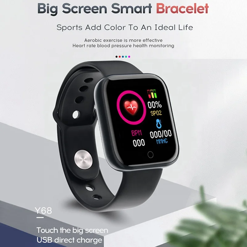 

Phone calling smartband Smartwatch D20 Y68 2020 Hot selling amazon fitpro reloj inteligente smart watch Pro D20 smartwatch y68, Smart watch phone