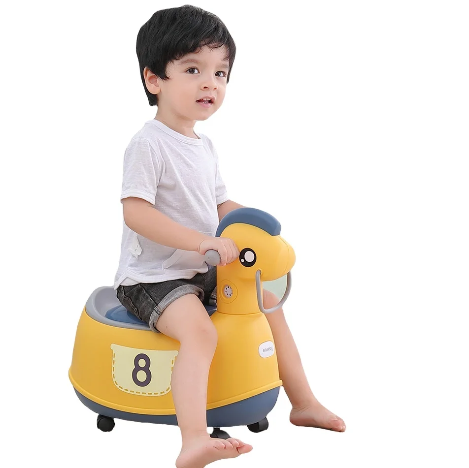 

Baby potty car 2 in 1 Fun Pulley Car Baby Potty Training Seat Prevent spreading Universal For Boys and Girls Toddler Potty