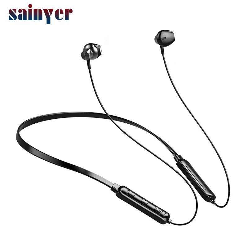 

Wholesale Q7 BT 5.0 Earphone 4D Sound Wireless Headset Neck-Hanging Headphone