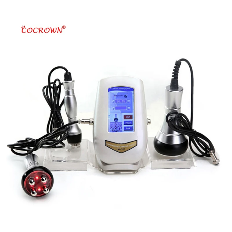 

2021 Hot Sale 3 In 1 Rf 40k Cavitation Multipolar Rf Slimming Tripolar Rf Cavitation Machine Slimming, White