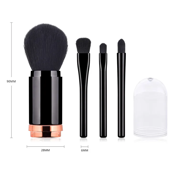 set custom 4 pcs make up brushes