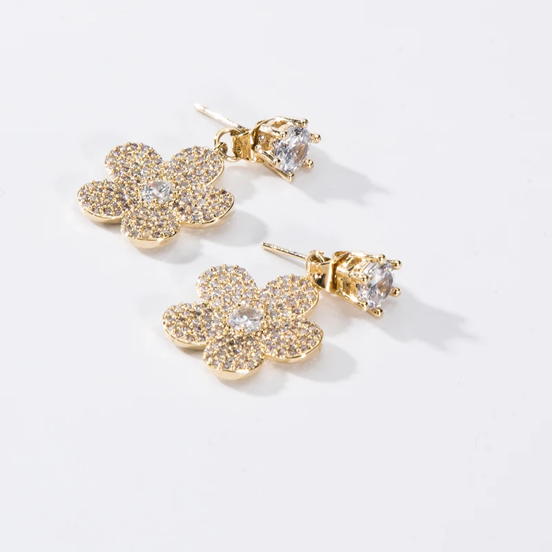 

2021 new small fresh design women's earrings jewelry accessories Flower Earrings