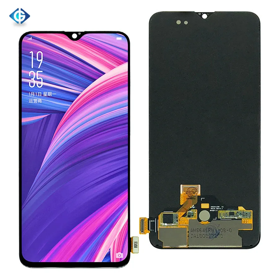 

6.4'' Screen for Oppo R17 Pro Display and Touch Screen for Oppo RX17 Pro Lcd Display for Oppo CPH1877 PBDM00 Screen, Black for oppo r17 display