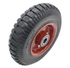 solid rubber tread iron core industrial rotatable cart wheels