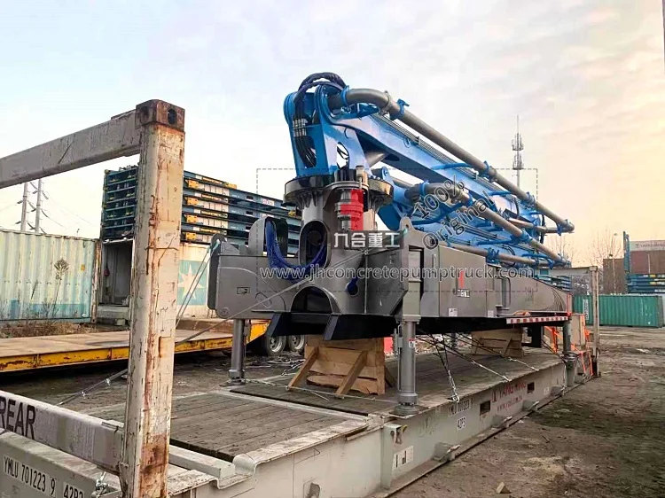 
JIUHE brand 38m concrete boom pump without chassis 
