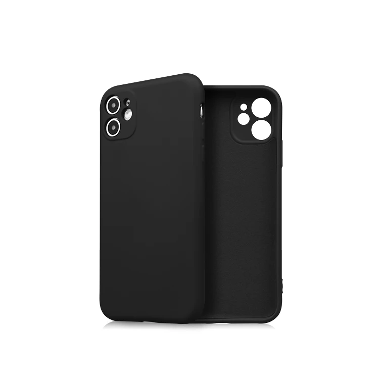 

People Cover Rubber Phone Case Shockproof Soft Black Sublimation for Iphone 11 ROHS RECH, 13 colors