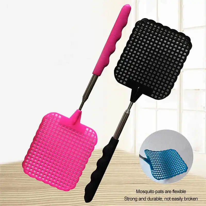 

Telescopic Fly Swatters 3pcs Plastic Fly Pat Prevent Pest Mosquito Tool Flies Trap Retractable Swatter Garden Supplies