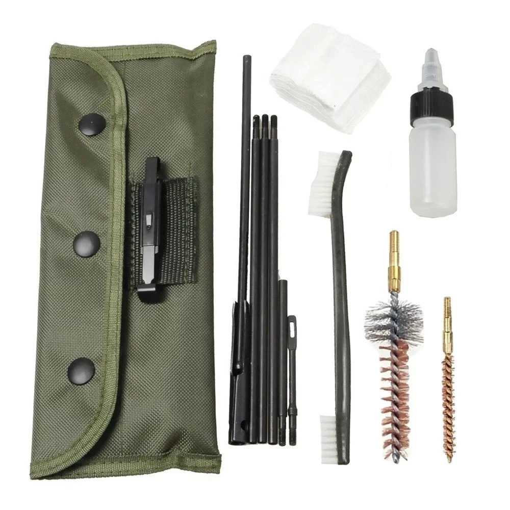 

Hunting Cleaning Accessories1 Set Pistol Gun Cleaning for .22 22LR .223 556 Rifle Pistols M16 Gun Cleaner Kit