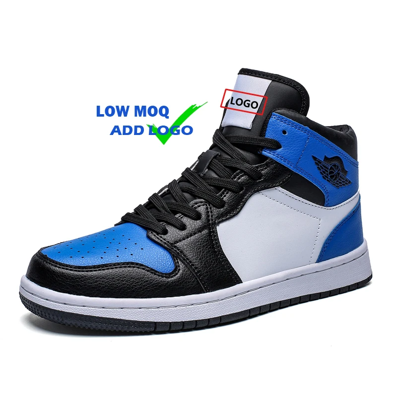 

2021 uk wholesale low MOQ High-top leather chaussures-homm classic new basketball shoes unisex male sneakers