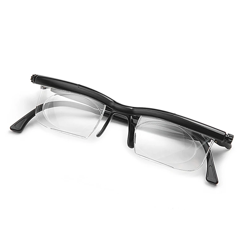 

SKYWAY Adjustable Focus Reading Glasses Myopia Eye Glasses -4D to +5D Variable Lens Binocular Magnifying Porta Oculos