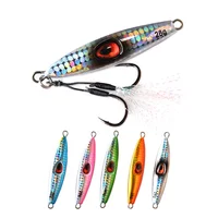 

TOMA Slow Pitch Jigging Spoon Fishing Lure 28g Lead Metal Micro Clamp Jig Saltwater