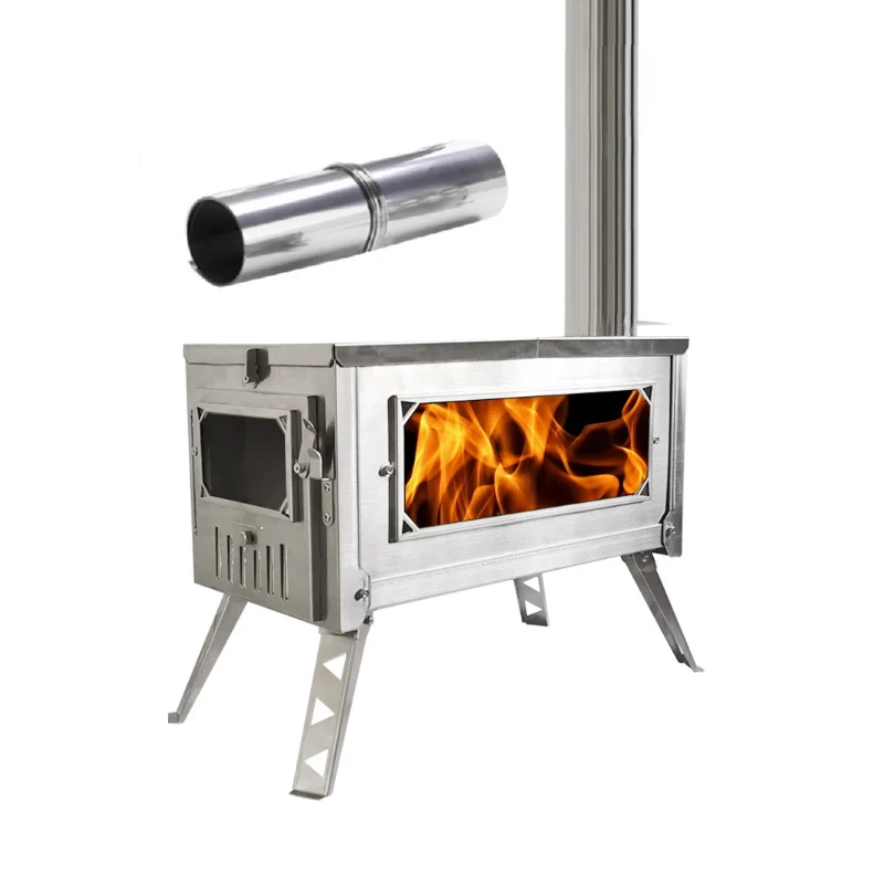 

Folding rocket stove outdoor camping stove