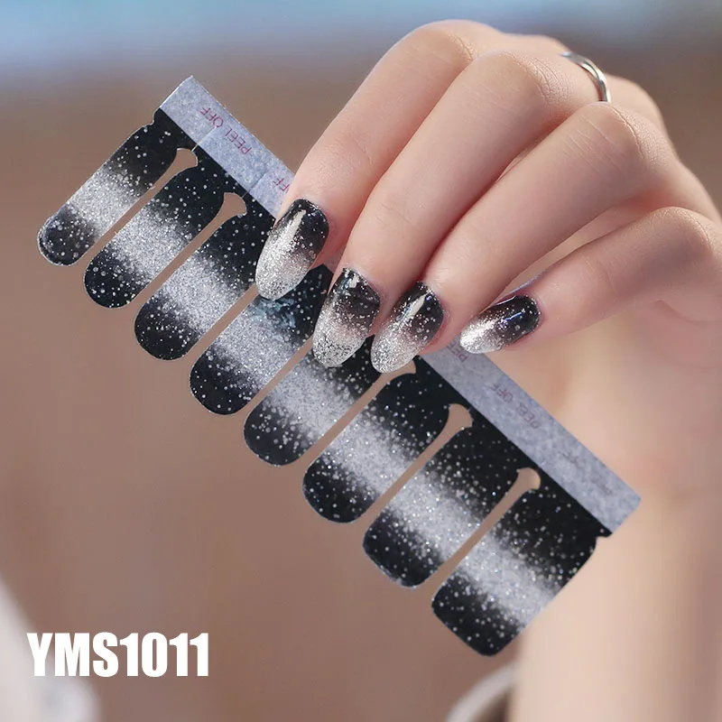 

Wholesale Custom Nail Wraps nail art decoration sticker, jamberry nail sticker, real nail polish nail strips, Colorful