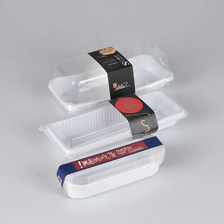 Food Grade PET Transparent Plastic Packing box for Mini Cake Gift