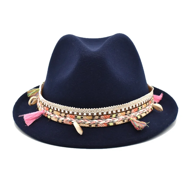 Pria Wol Gangster Fedora Trilby Topi 