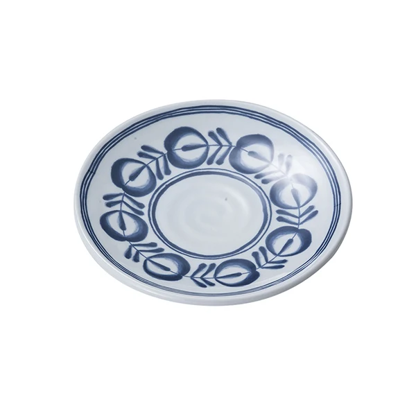 

Custom printing 6" custom round plate melamine tableware for hotel restaurant home, Multicolor