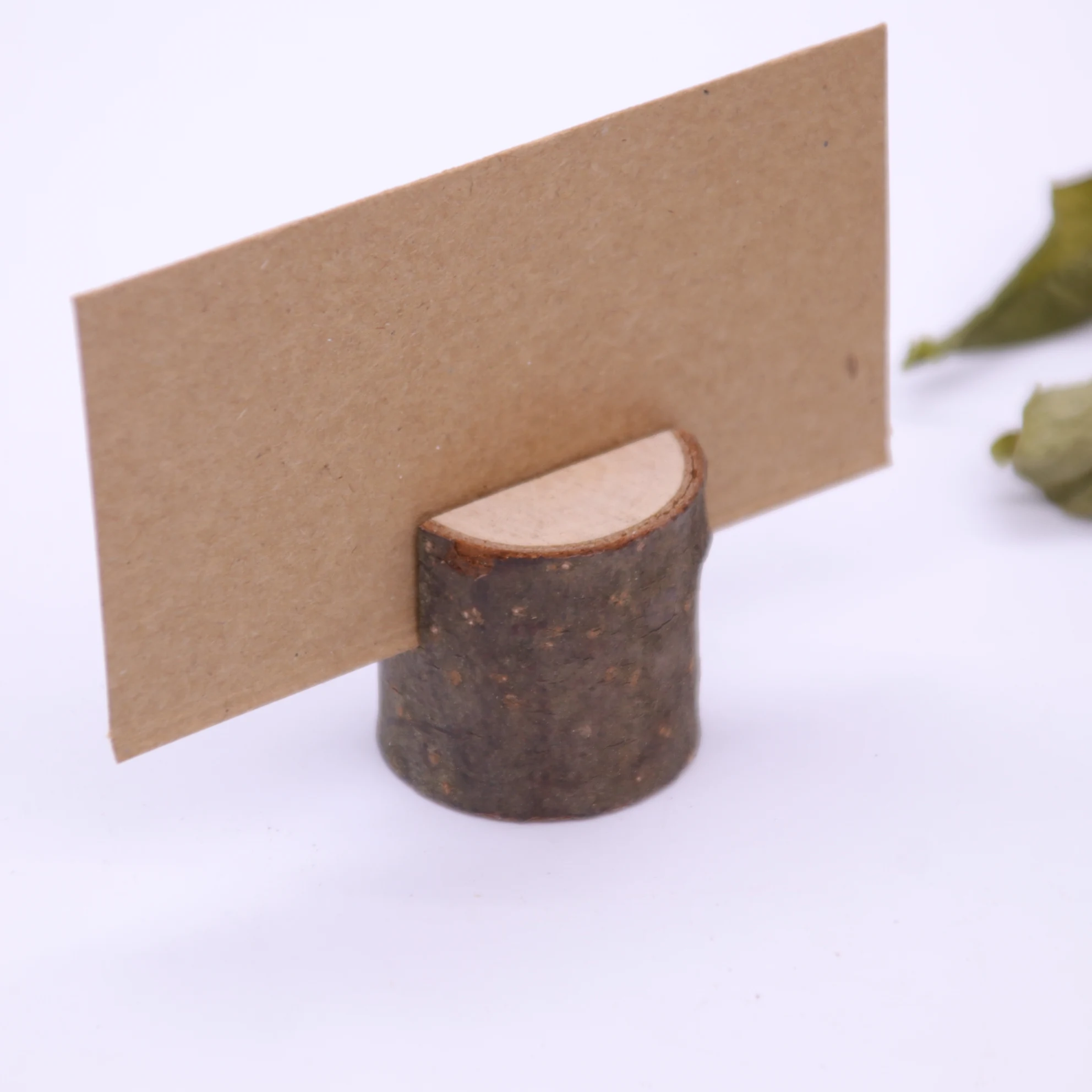 

Tailai Guest Card Holders Rustic Diy Wooden Stump Wedding Place Decorations Personalized Wood Stand Name Table Number Holder