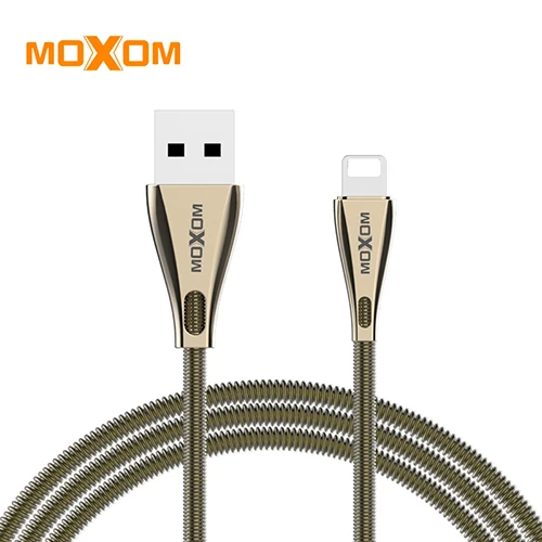 

MOXOM Data Line Shenzhen Stainless Steel USB Cable Data Cable Charger, Silver