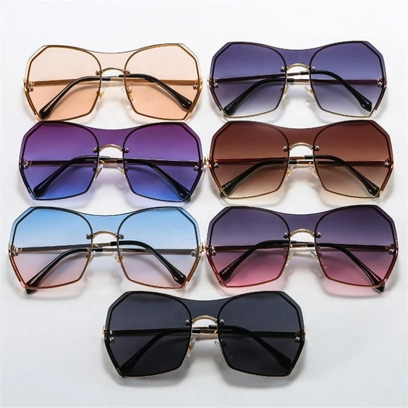 

Europe America Frameless Ocean Sunglasses in Stock, 7 colors