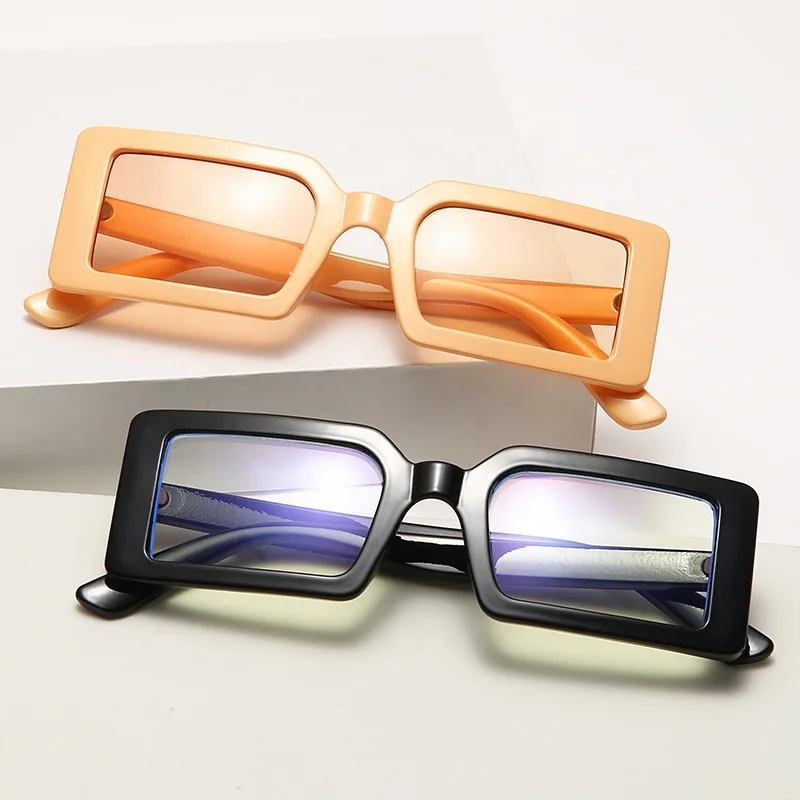 

Special Design Square Plastic Frame Retro Sunglasses, 9 colors