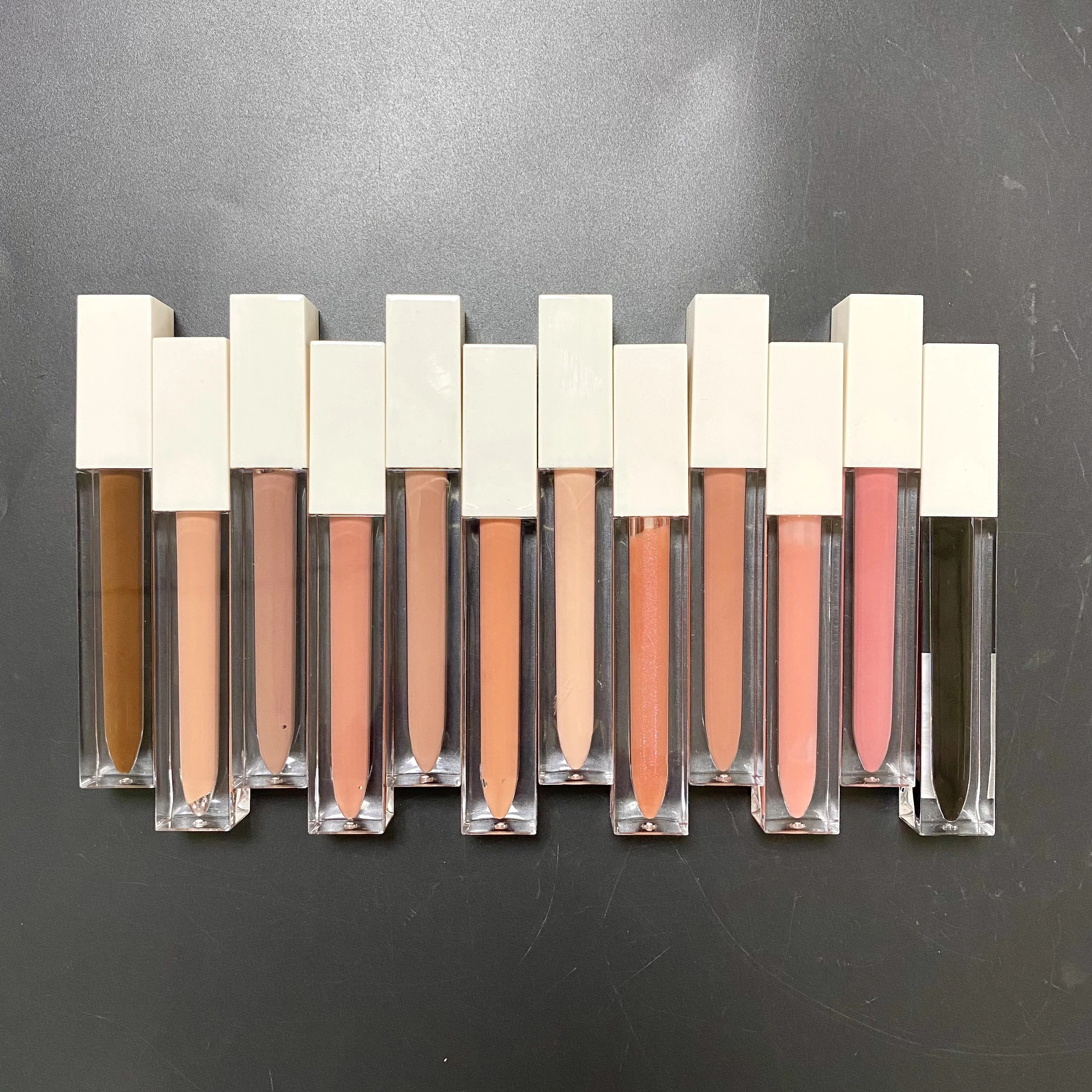 

Custom Lip Gloss White Square Tube Liquid Lipstick Matte Lipgloss