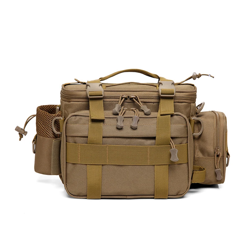 

Water Resistant 900D Storage Fishing Tackle Bag Shoulder Waist Packs Military Tactical Bag, Camouflage elementary school bags