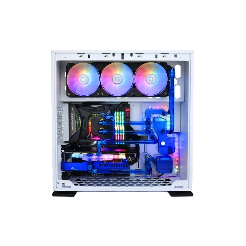 

Bykski Distro Plate For IN WIN 303 305 Case, 360 Radiator Water Cooling Loop Solution, 12V/5V RGB SYNC, RGV-INW-303/5-P, Transparent