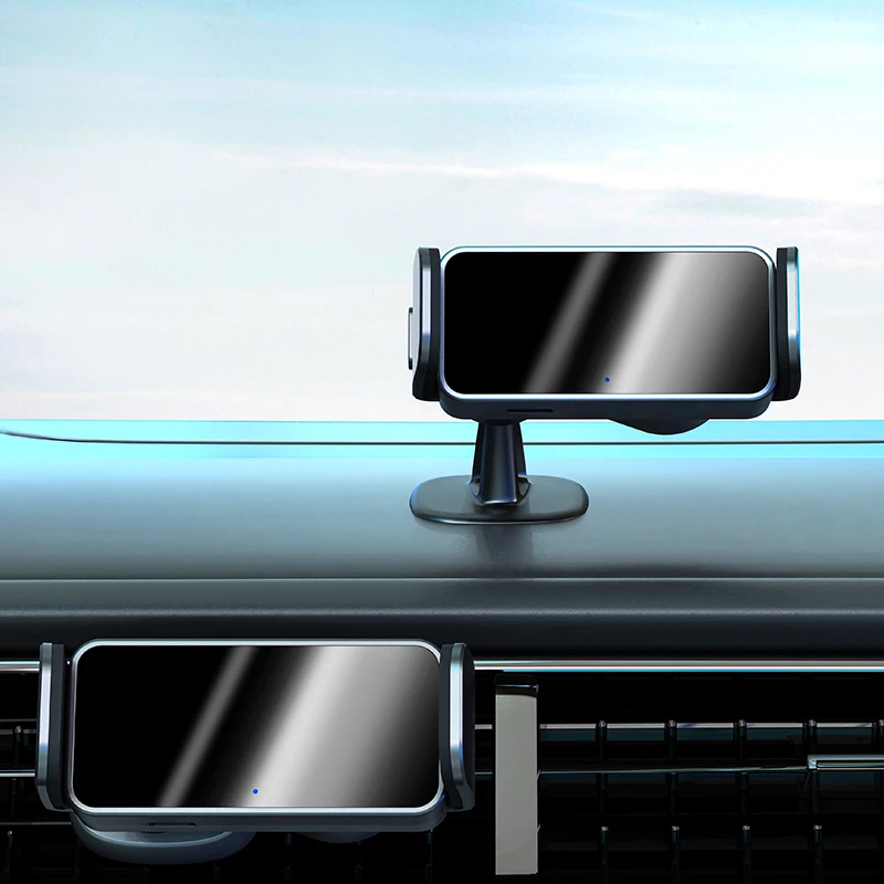

Dashboard Car Phone Holder Air Vent Car Mobile Phone Mount Aluminum alloy electric mobile phone holder