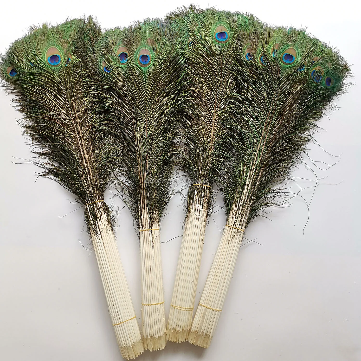 10-500pc Quality beautiful natural peacock feather 32-36inch/80-90cm Wholesale 