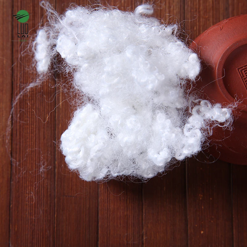 
White polyester stable fiber stuffing 