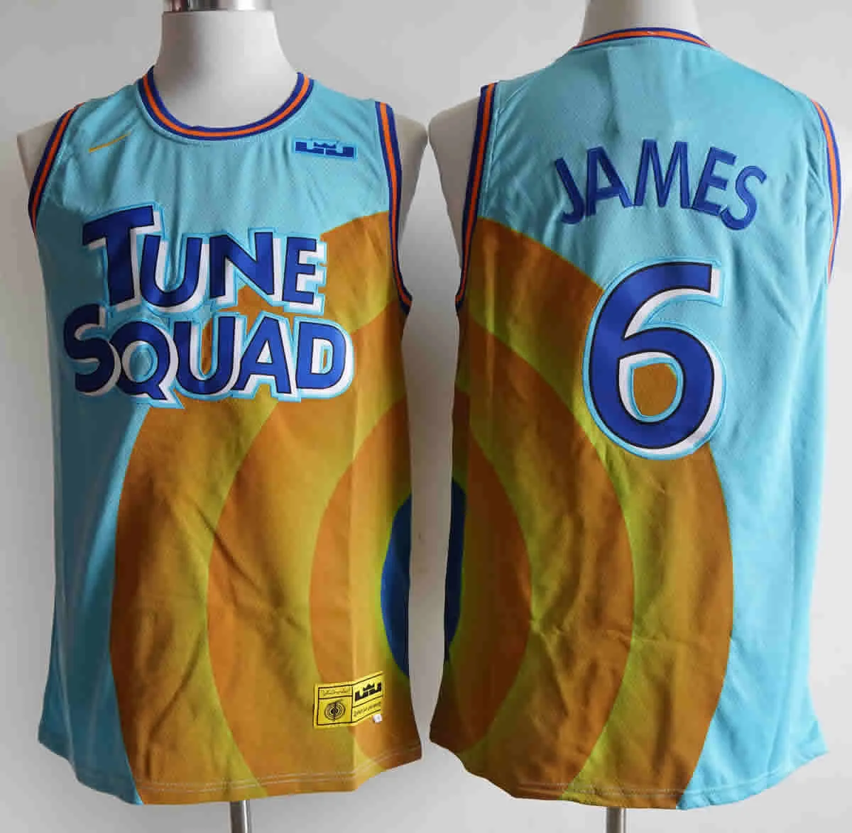 

LBJ king james basketball jersey in film tune squad 2021 james newest film tune squad basketball jersey