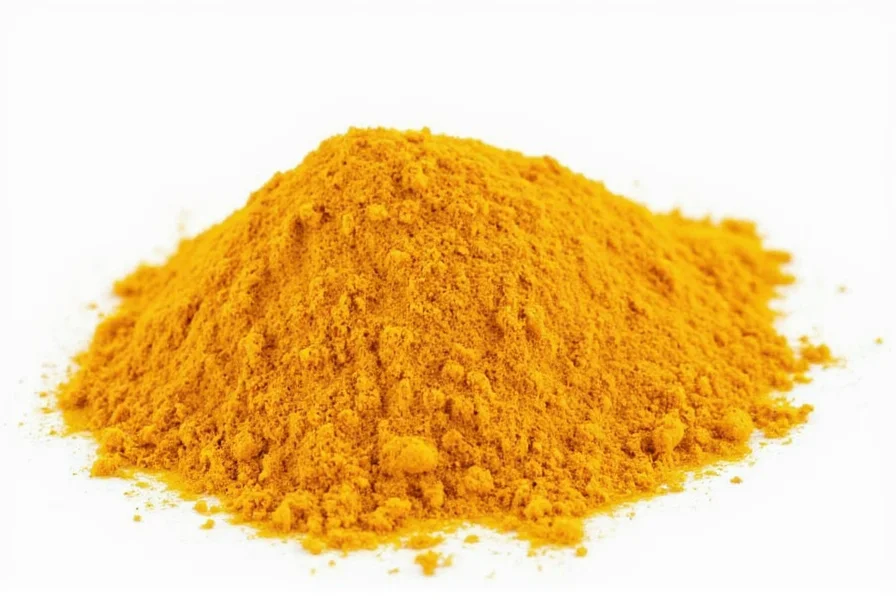 Close-up of turmeric root showing its vibrant orange interior