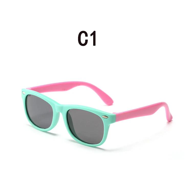 

802 fashion kids sunglass for boys and girls Anti UV400 Protection TPE Polarized sunglasses