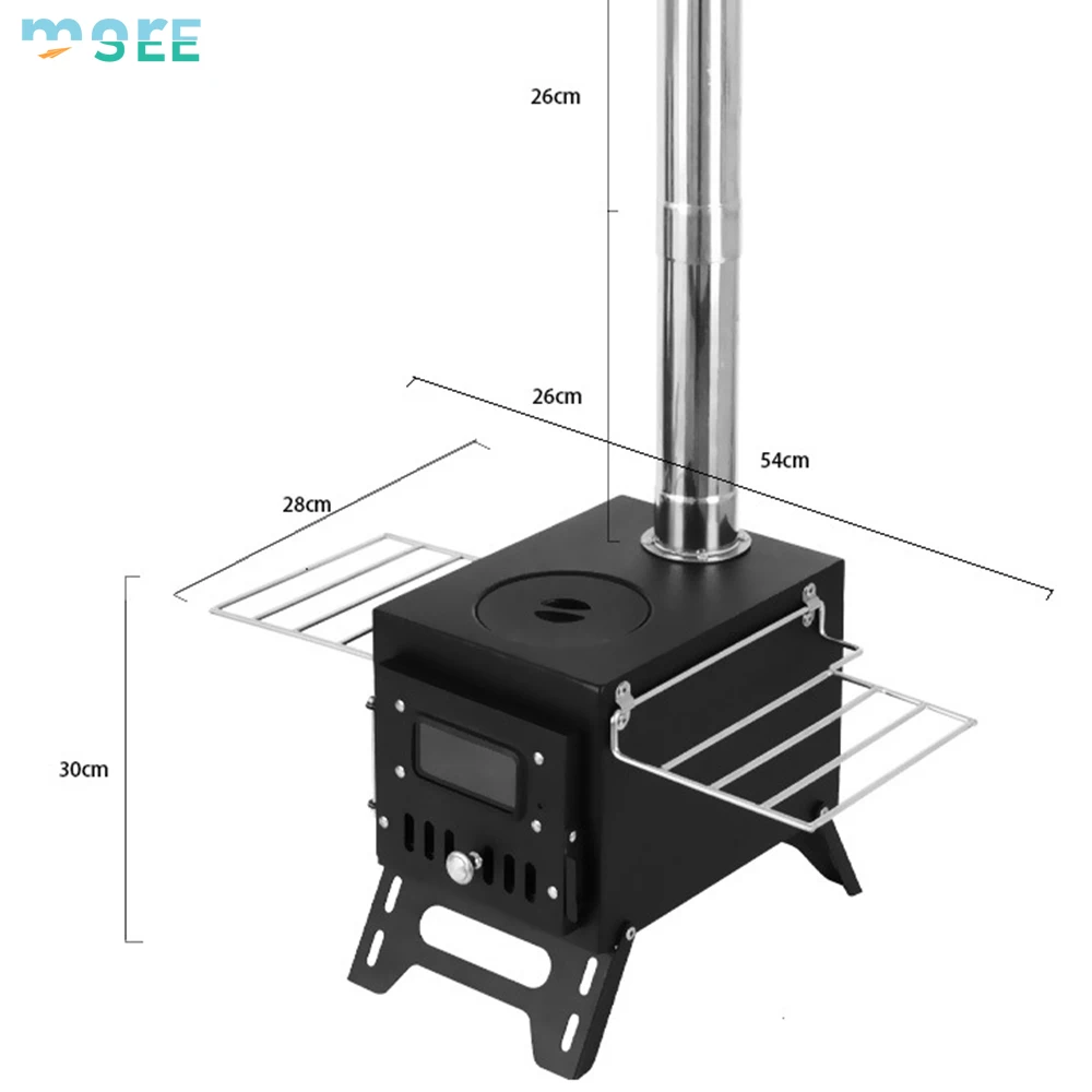 SeeMore Brand Hunting Fishing Picnic BBQ Portable Adjustable Wind Outdoor Camping Burning Stove Folding Stove