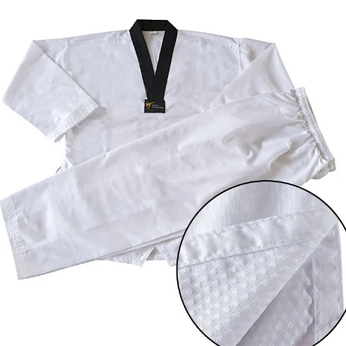 

Excellent Quality Kids Adult 100% Cotton Taekwondo Uniform, White