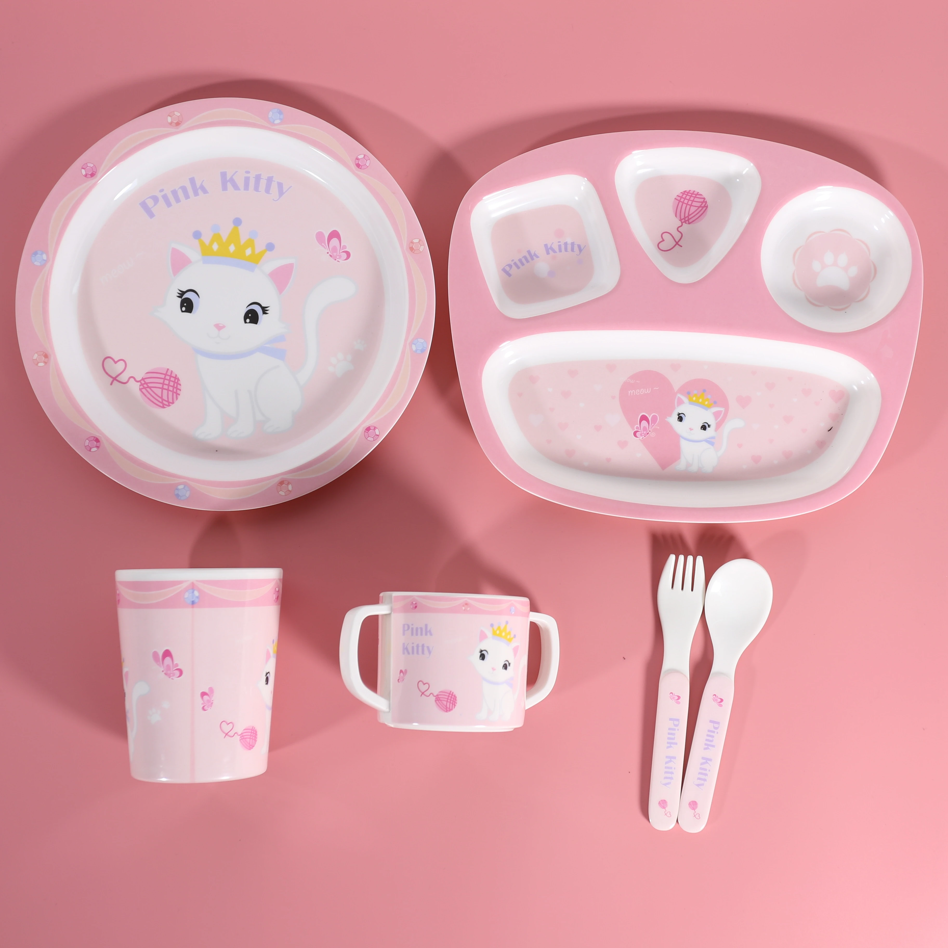 

Wholesale Food Plate Bowl Cup Spoon Fork Set Dishware