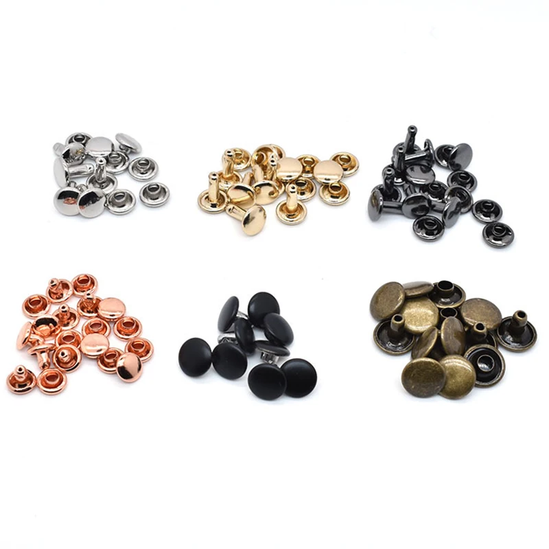 

Meetee LCH-104  High-end Colorful Bag Rivets Customize Rose Gold Double-sided Rivets Decorative Nails Hardware