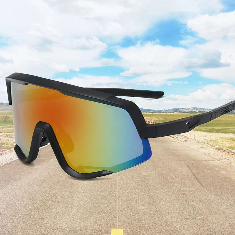 

2021 low moq one pcs stylish big frames cycling sports sunglasses, Colors