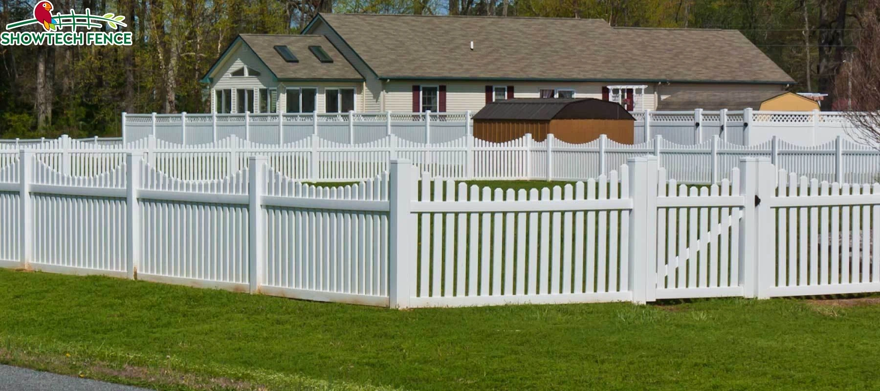Plastic Pvc Picket Fence Panel With Gate,Scallop Vinyl Picket Fence