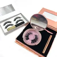 

new arrival magnetic synthetic material eyeliner lashes magnetic eyelashes