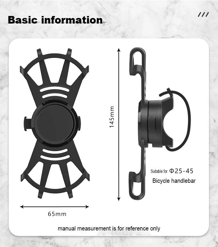 

Free Shipping 1 Sample OK Electric Bike Phone Holder Scooter Bike Mobile Phone Silicone Holder For iphone 13 pro max, Oem