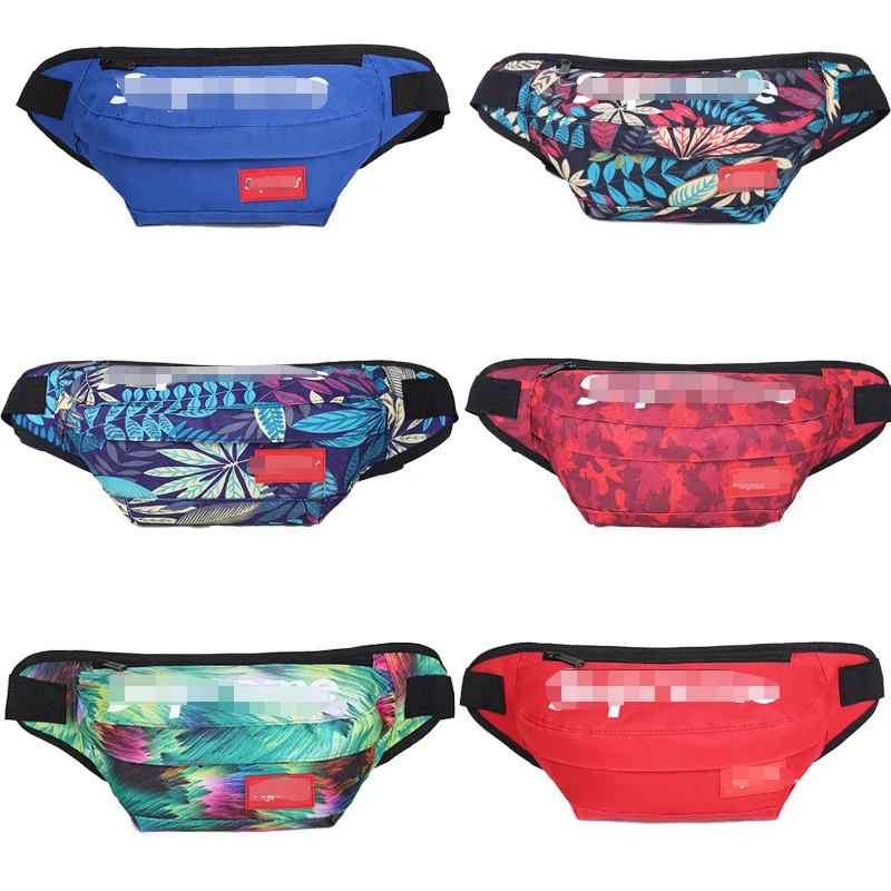 

2021 hot fashion men and women canvas print pockets traveler waist pack, Colors