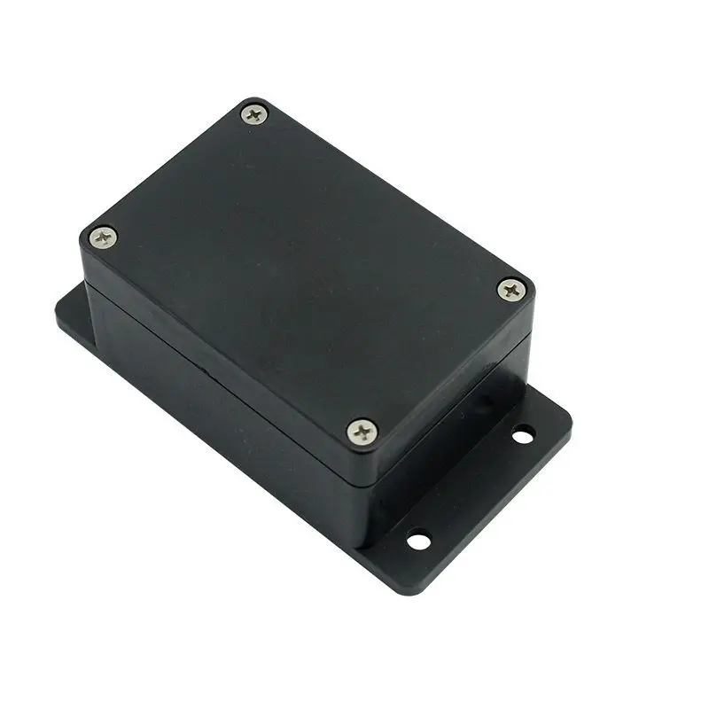 

100*68*50mm ip65 waterproof abs black plastic enclosure box with ear