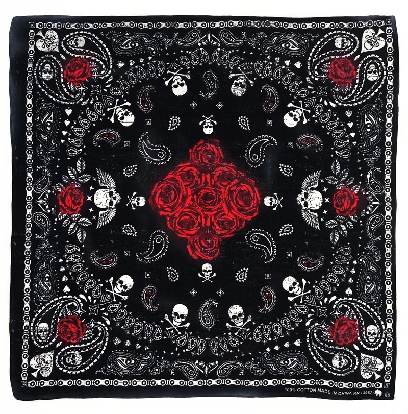 Manufacturer Fashion Sport Hip Hop Customized Cotton Basic Bandana