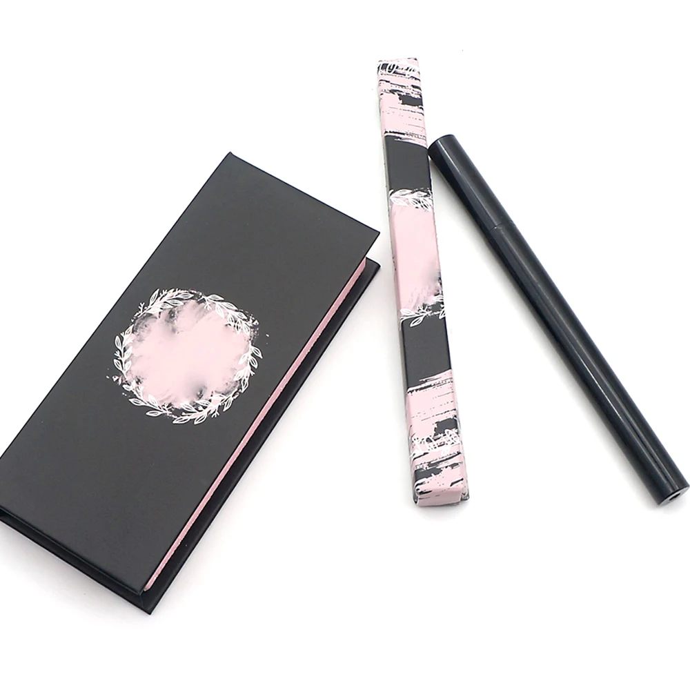 

Customized packaging private label 3D mink fur eyelashes with magic eyeliner adhesive vendor