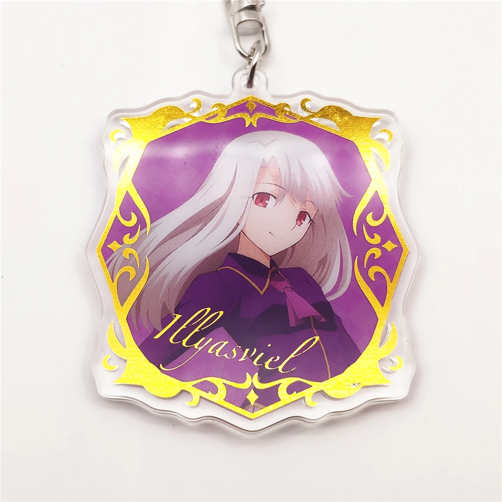 

Gold Stamping CMYK Offset Printing Custom Anime Acrylic Keychain