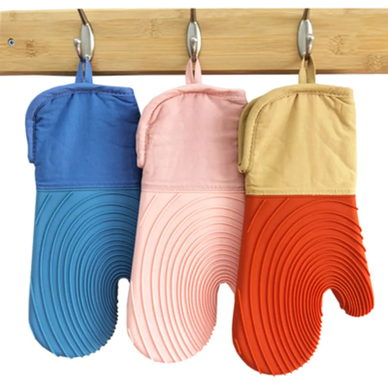 

wholesale Heat Resistant Gloves Set Kitchen Customized Logo dotting mini Microwave Oven Mitt Oven Gloves for cooking, Custom colors